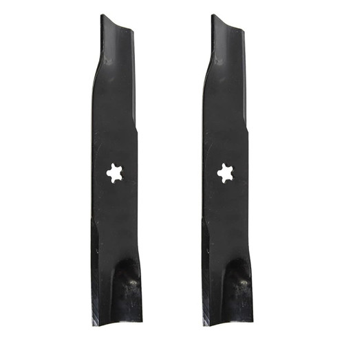 Husqvarna OEM 42" STAR HOLE HI-LIFT BLADE 539112078 (2 Pack)