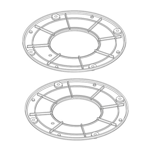 Husqvarna OEM CLUTCH COVER BBC COVER 582866701 (2 Pack)