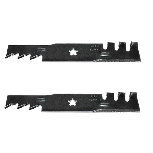 Husqvarna OEM 42" STAR HOLE GATOR BLADE 573953001 (2 Pack)
