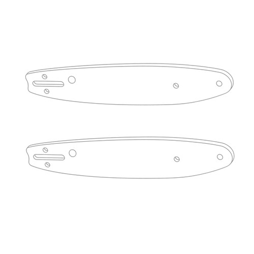 Husqvarna OEM BAR 14" 3/8" 582060101 (2 Pack)