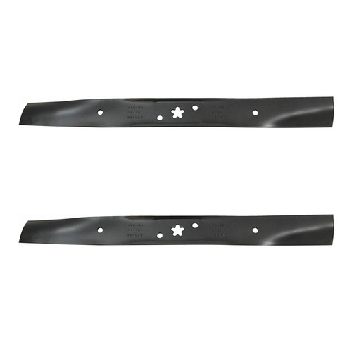 Husqvarna OEM 22" STAR HOLE 3 -N-1 BLADE 532420463 (2 Pack)