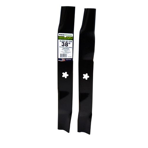 Husqvarna OEM 38" STAR HOLE 3-N-1 BLADE 581116302 (2 Pack)