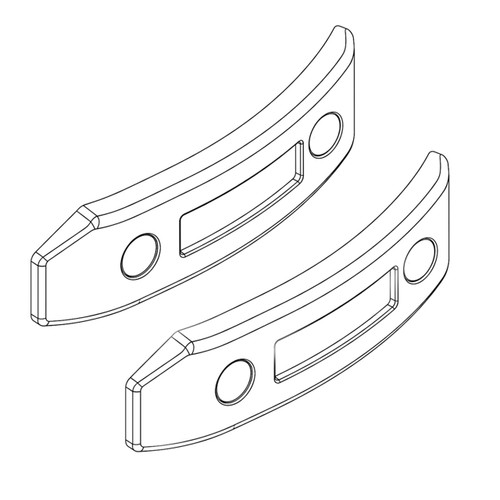 Husqvarna OEM BUMPER.42.CLEARCUT.TRIMSDE.ASM 582683201 (2 Pack)