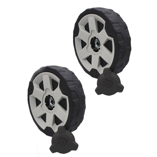 Husqvarna OEM WHEEL ASSY FRONT LE121P / LE22 593736301 (2 Pack)