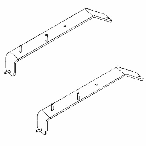 Husqvarna OEM BRKT - CHUTE SUPPORT BLACK 525485902 (2 Pack)