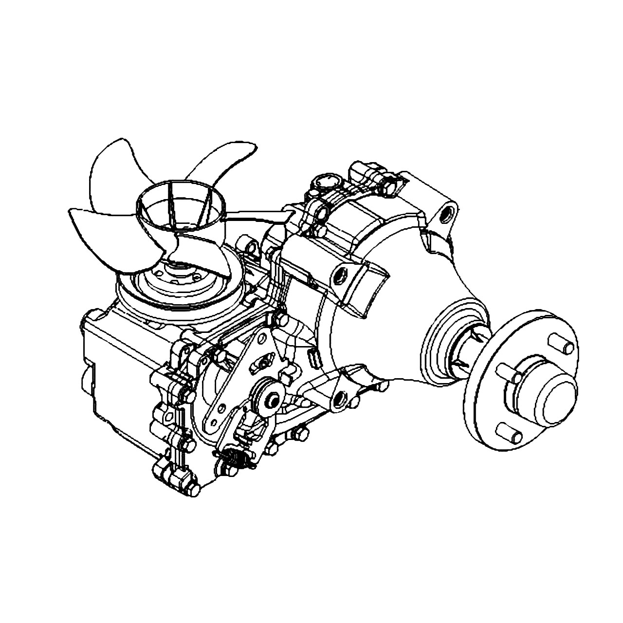 USEN   U－ECR001 husqvarna582480001transmission