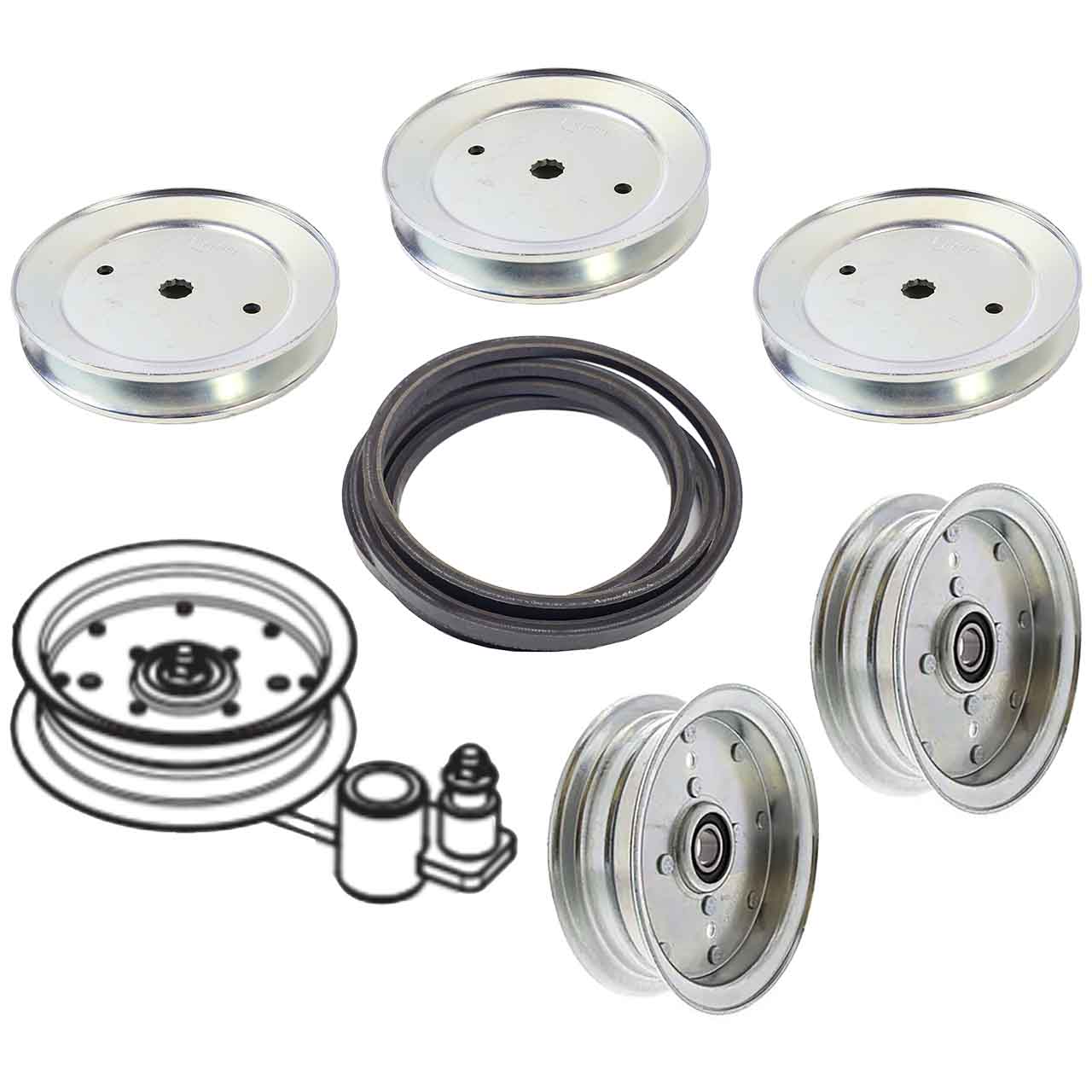 Husqvarna Belt and Pulley Kit for Xcite Z375 60