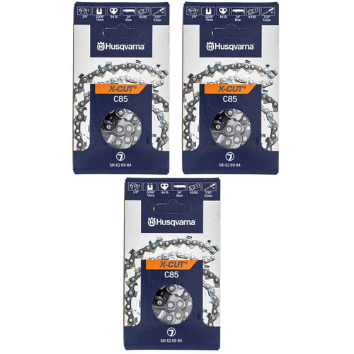 Pack of 3 581626984-PK3 Husqvarna X-CUT C85 Chain 24