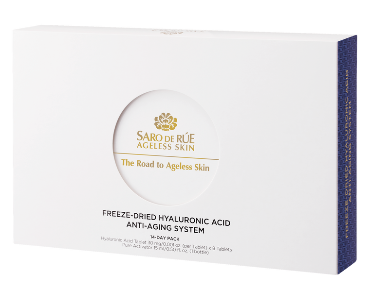 Saro De Rúe: Freeze-Dried Hyaluronic Acid Anti-aging System (14 day treatment)