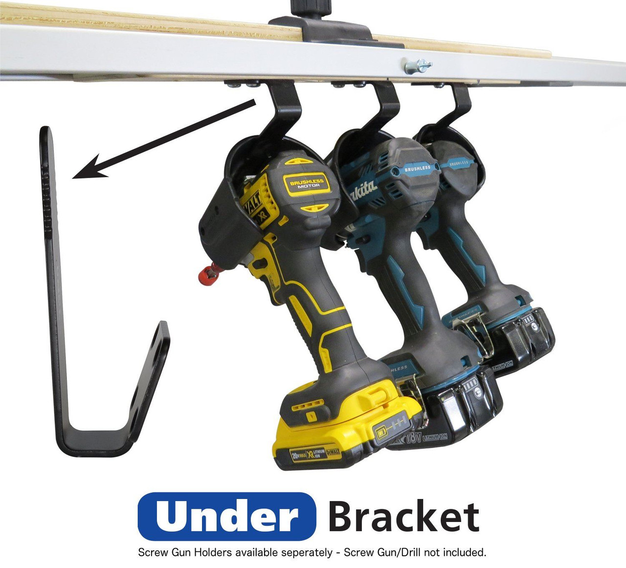 FastCap Screw Gun Holder Under Bracket Wood Workers