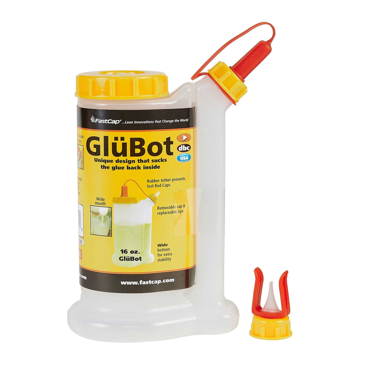 FastCap 98211 BabeBot 4-Ounce Wide Mouth Glue Bottle