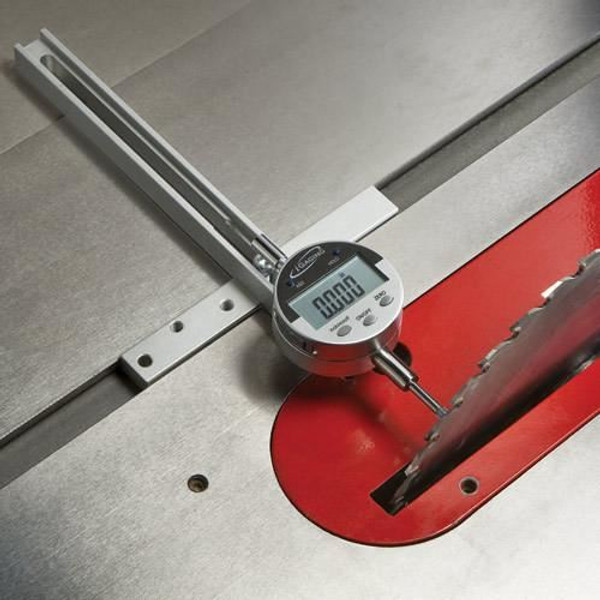 Digital miter shop saw gauge