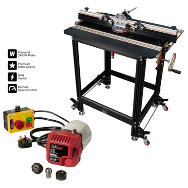 JessEm Ultimate Excel II Router Table Package with AUKTools 2400W 