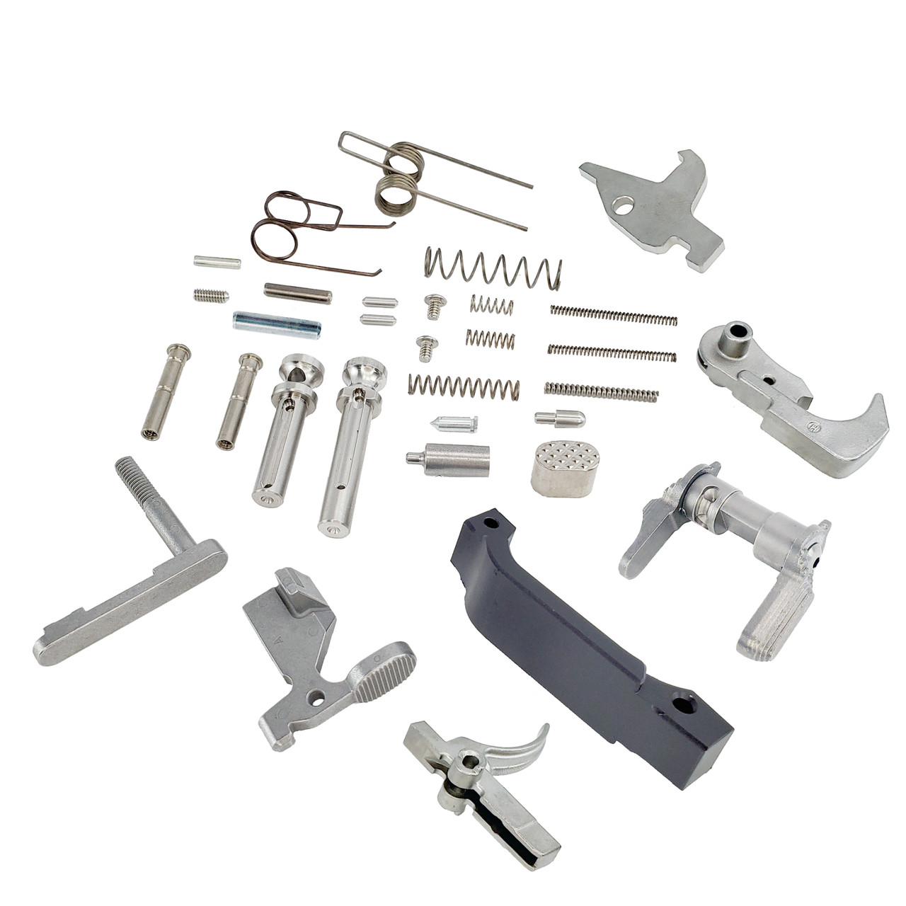 パーツ BARRACUDA Barracuda™ AR15/M16 Stainless Steel Lower Parts Kit: Complete, No