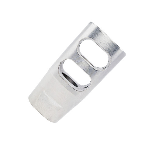 Saltwater Arms AR15, Stainless Steel Two Chamber Muzzle Brake, 5.56 on White Label Armory produced by DRG Manufacturing Saltwater Arms AR15, Stainless Steel Two Chamber Muzzle Brake, 5.56 on White Label Armory produced by DRG Manufacturing