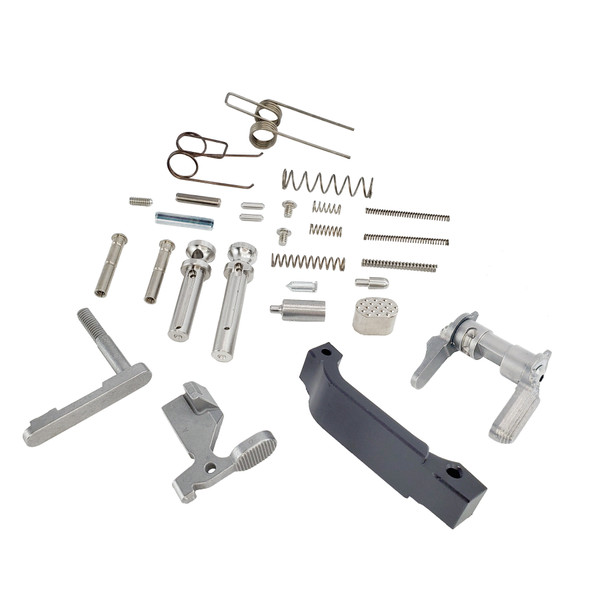 Saltwater Arms AR15/M16 Stainless Steel Lower Parts Kit, 5.56, Assembler’s Special on White Label Armory produced by DRG Manufacturing