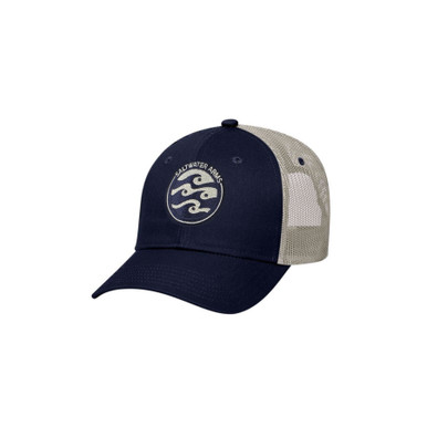 Saltwater Arms Hat—Navy/Stone Structured