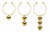 Komuya Floranía 24K Gold Plated Bronze Crystal Flower Statement Choker Handcrafted Colombian Necklace
