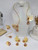 Komuya Morpho 24K Gold Plated Bronze Crystal Butterfly Earrings Handcrafted Colombian Artisan Drops