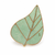 Komuya Hojas 24K Gold Plated Bronze Leaf & Stone Statement Choker Handcrafted Colombian Necklace