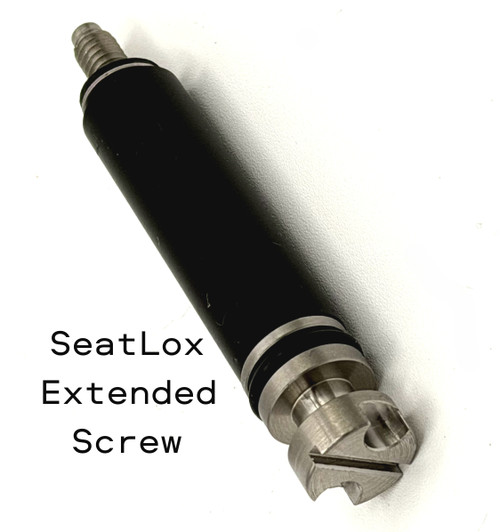 Extend length screw for TriGlide and some CVO models with a fixed tour pack