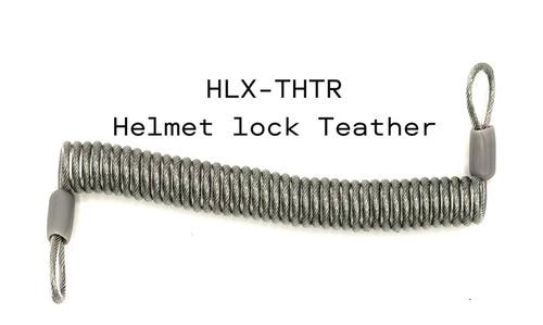 Helmet lock teather