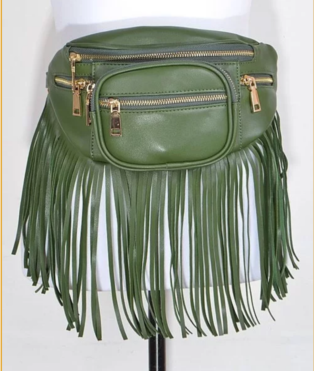 fringe waist bag