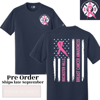New Era® Tshirt - Breast Cancer - Ready to Ship