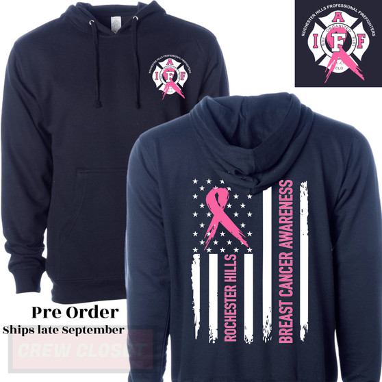 RHFD Breast Cancer Awareness Hoodie- Pre Order