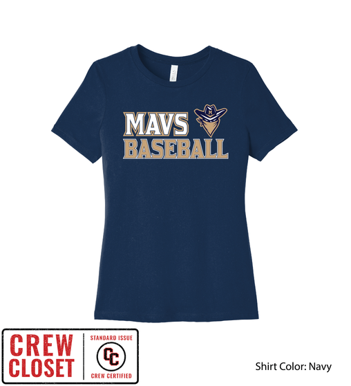 Mavs Baseball Womens Tee