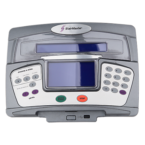 Console, Refurbished, Backlit LCD, Dark Gray, OEM, Stairmaster SM5
