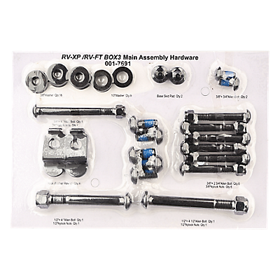 Hardware Card, Box 3, BowFlex Revolution FT and Revolution XP