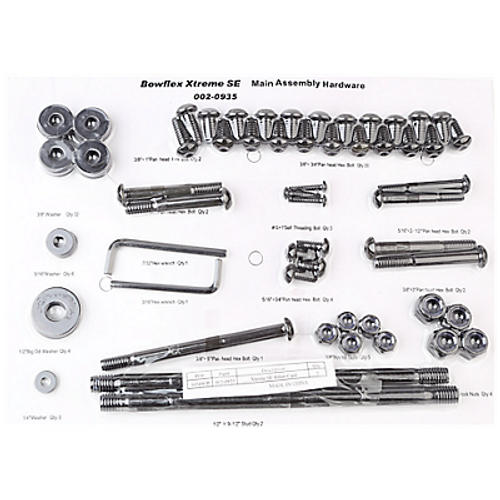Hardware Card, BowFlex Xtreme Se