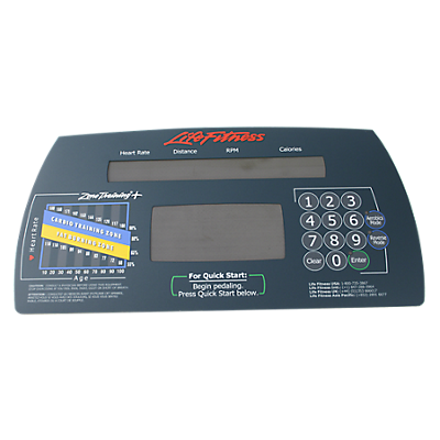 Upper Overlay, LifeFitness
