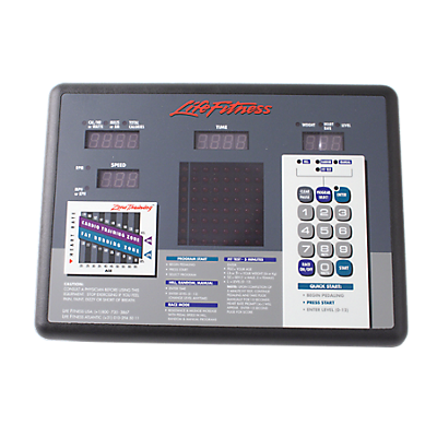 Console, LifeFitness Life Cycle