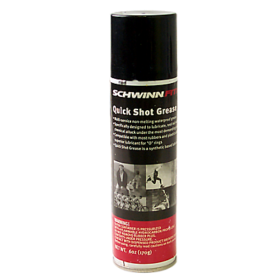 Quick Shot Aerosol Grease with Squirt Spout, Schwinn