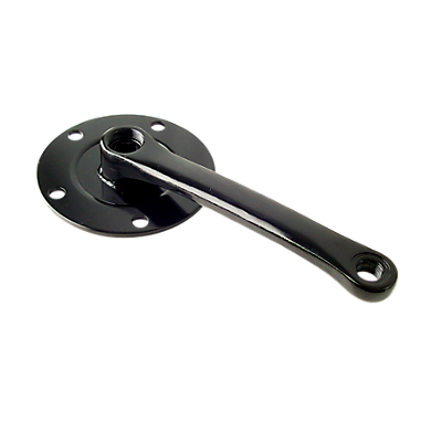 Right Crank Arm, Black Steel