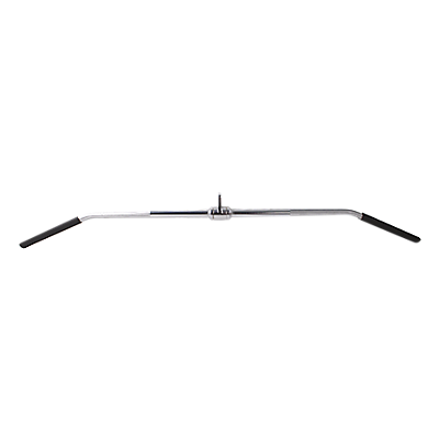 48" Solid-Steel Lat Bar With Urethane Grips