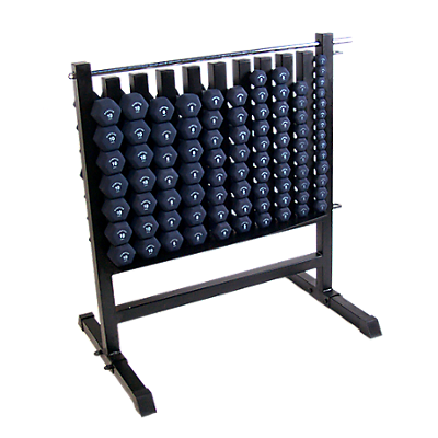 Hampton Dumbbell Set with Floor Rack