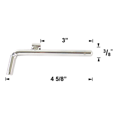 Selector Pin, 3/8" Diamteter, 4 5/8" Overall Length For 10Lb Plate