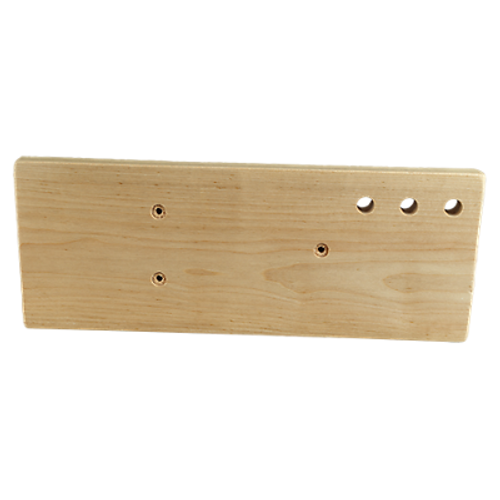 Left Footboard and Hardware | Wood | Concept2 Model B