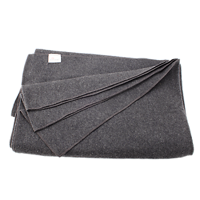 Wool Yoga Blanket by Manduka, Recycled, Light Gray