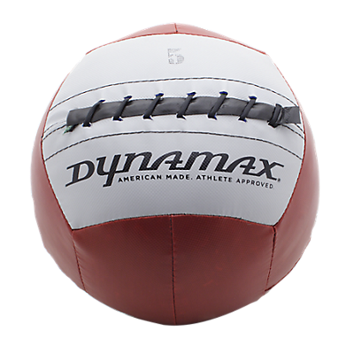 DynaMax Soft Mini Medicine Ball, 5Lb, Maroon W/Gray Label