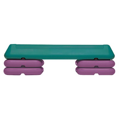 Circuit Step, Teal & Purple (2 pr. Risers & 8" Step)