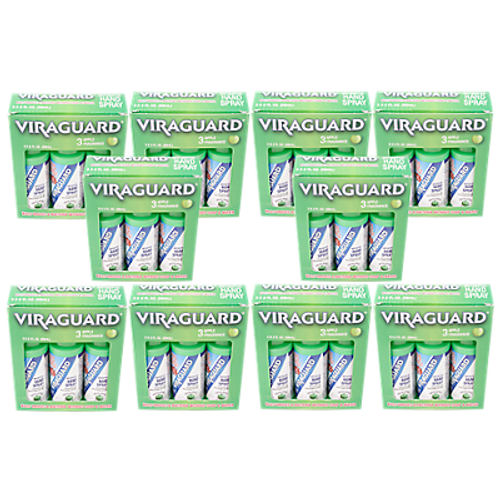 Viraguard® Hand Spray, Green Apple, 2 Oz - 3 Pack, Case