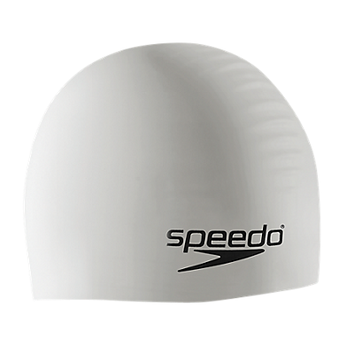 Swim Cap, Silicone, White