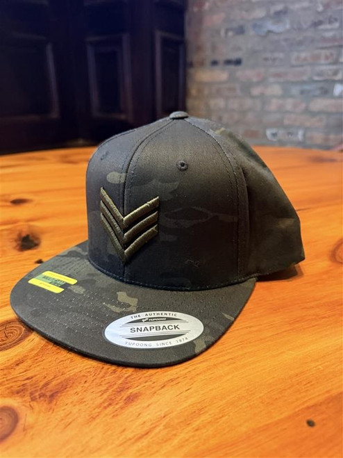 MULTICAMO BLACK with DARK FOREST GREEN logo