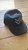 Black unstructured Low Profile hat with Chicago Logo and Leather Strap Buckle
