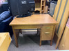 Vintage Small Hardwood Desk - Made in Quebec