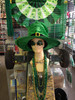 Large Green Velvet Leprechaun Hat